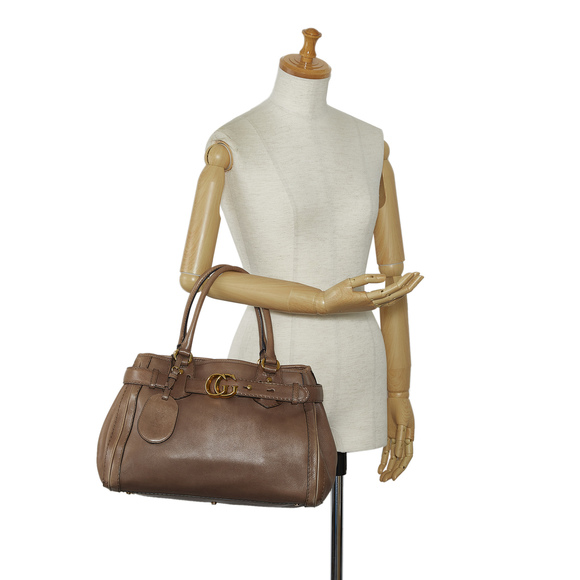 Pre-Loved Gucci Leather Running Tote Bag - Picture 12 of 12